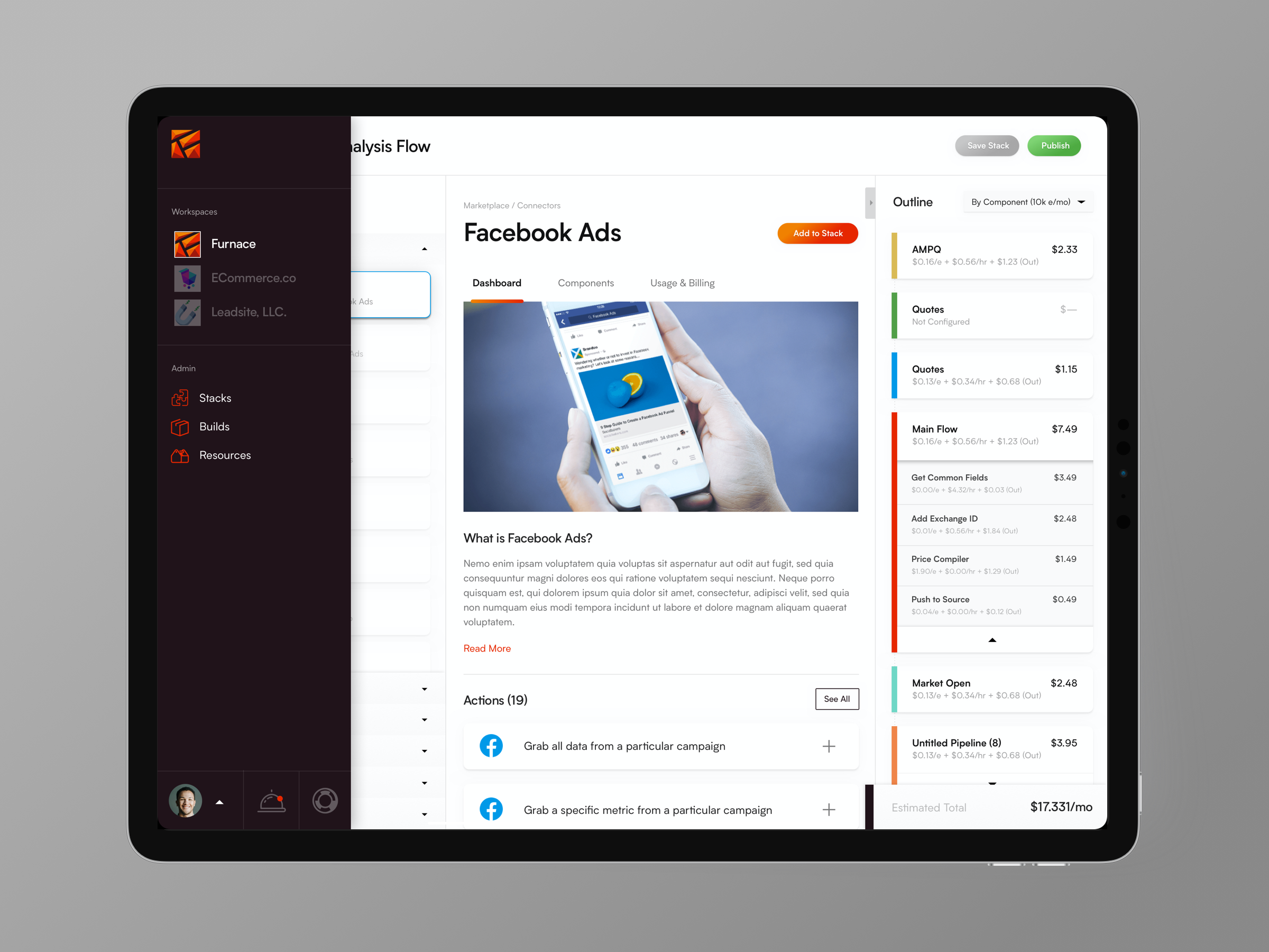 Component Overview w/ Open Drawer